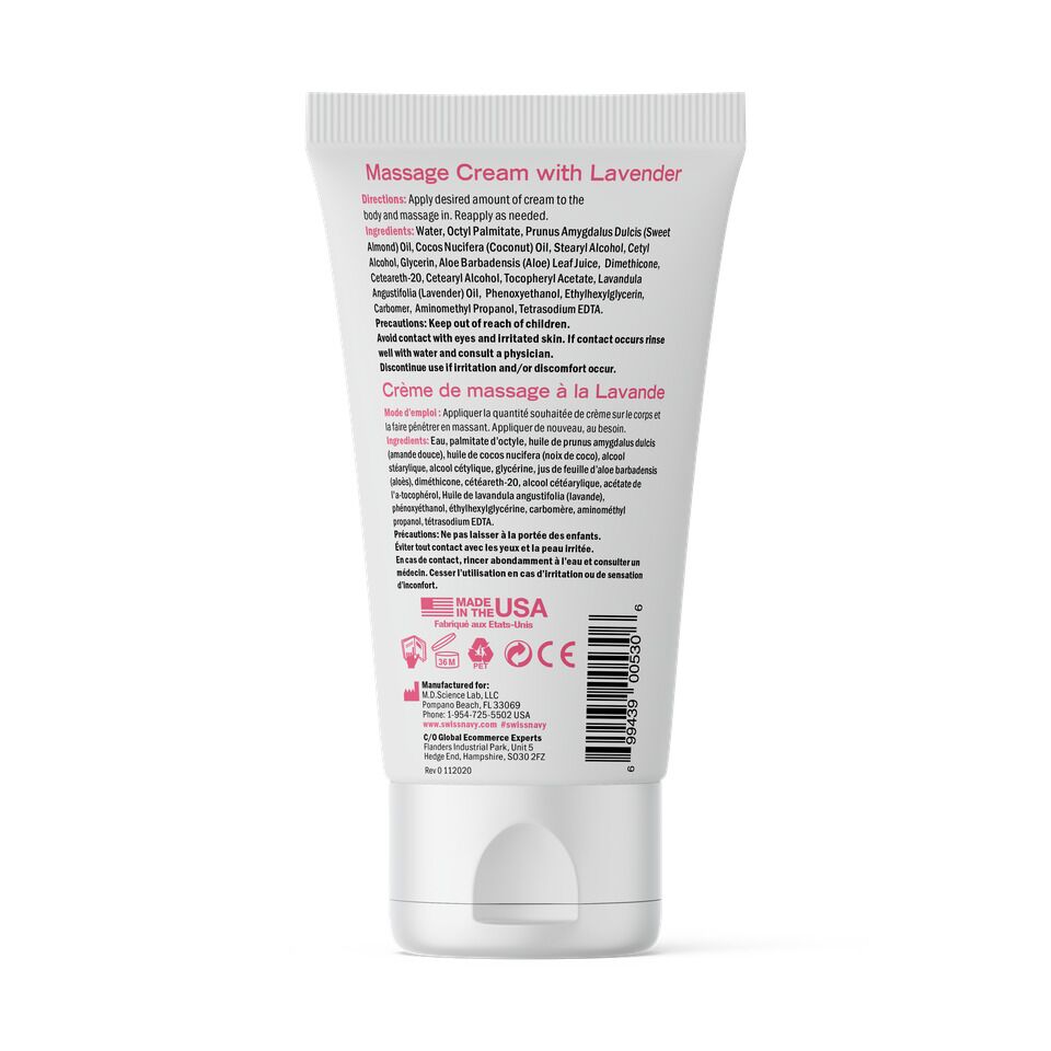 Масажний крем з лавандою Desire by Swiss Navy Massage Cream