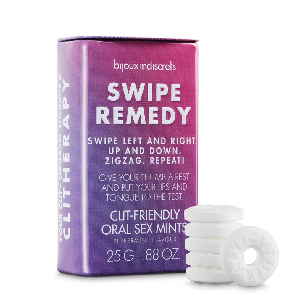 М'ятні цукерки Bijoux Indiscrets Swipe Remedy - clitherapy oral sex mints без цукру