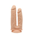 Фалоімітатор подвійний SilexD Double Gusto Flesh Model 1 size 8 & 7