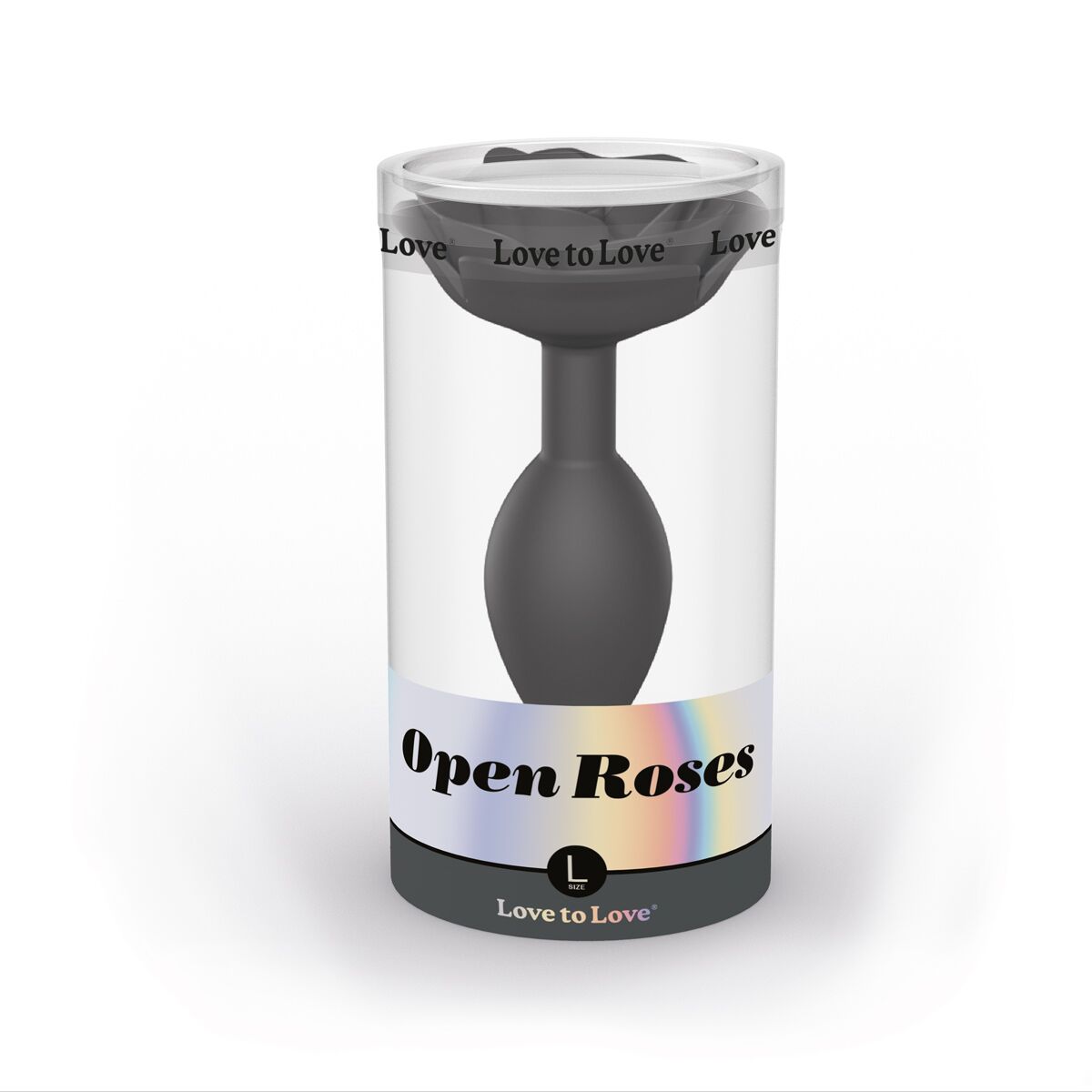 Силіконова анальна пробка Love To Love OPEN ROSES ONYX