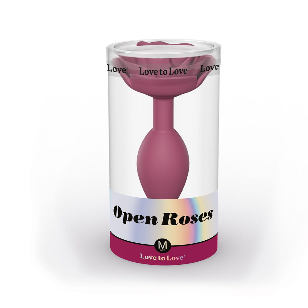 Силіконова анальна пробка Love To Love OPEN ROSES STAR