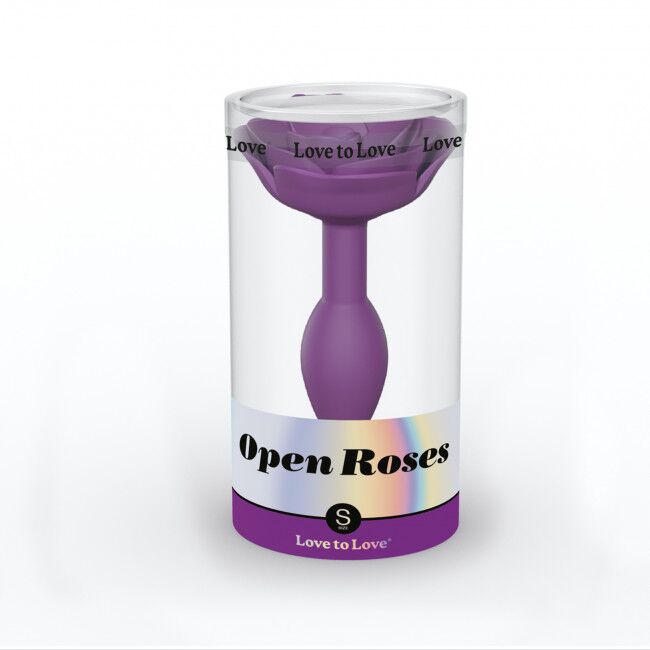 Силіконова анальна пробка Love To Love OPEN ROSES RAIN