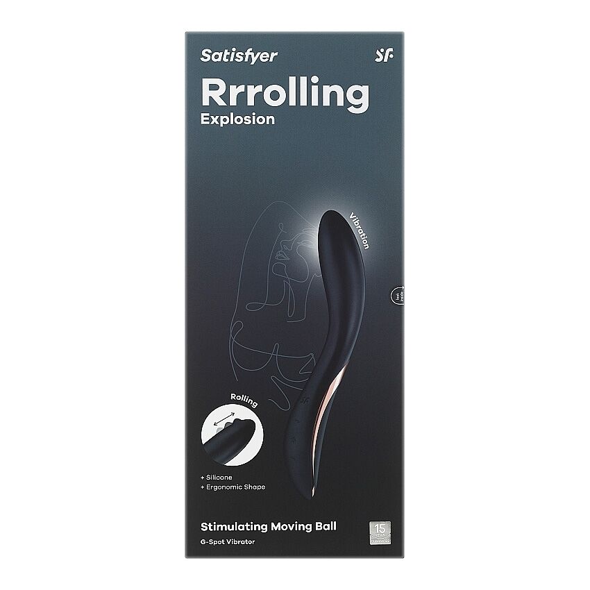 Вібратор із перлинною стимуляцією точки G Satisfyer Rrrolling Explosion