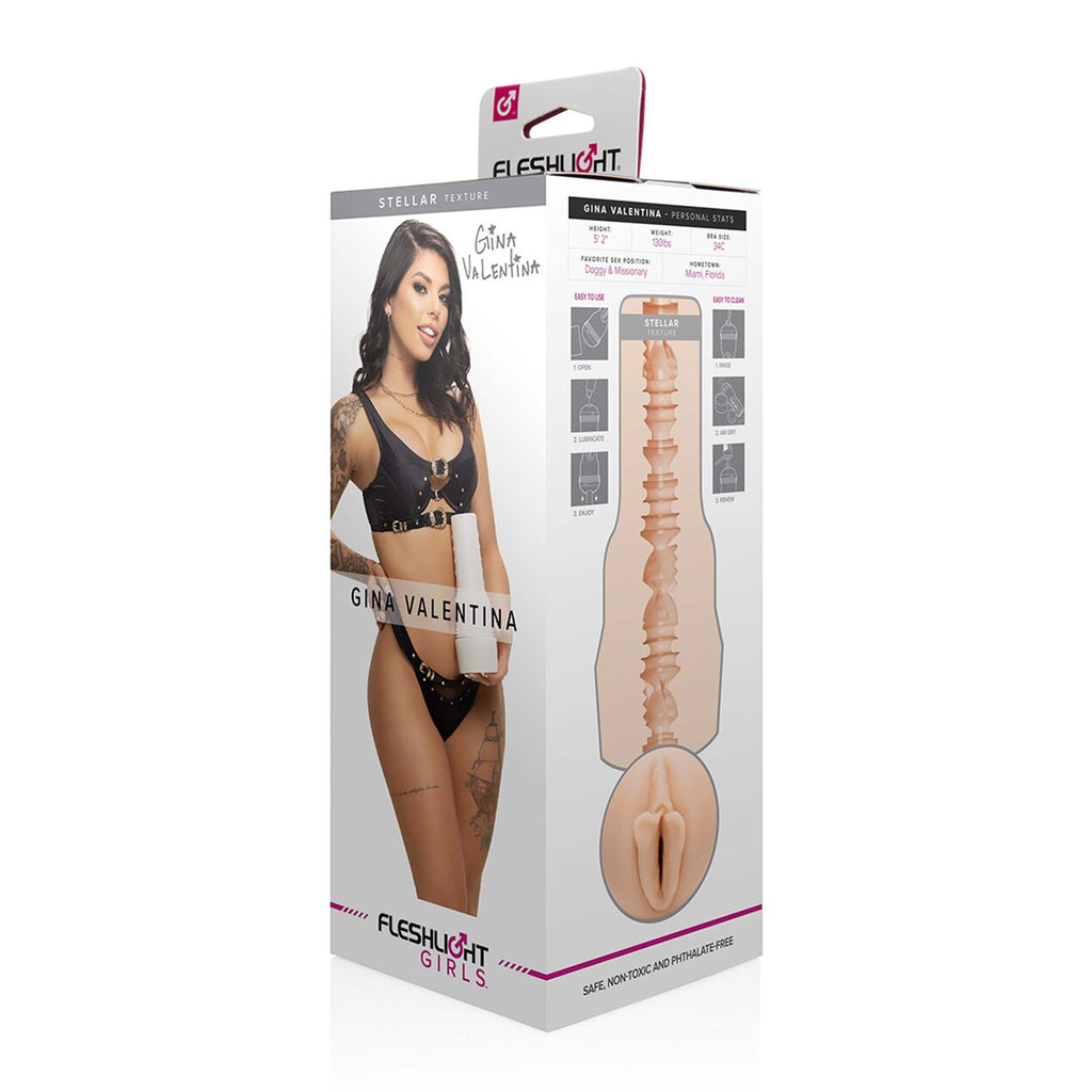 Мастурбатор Fleshlight Girls: Gina Valentina - Stellar зі зліпка вагіни, дуже ніжний