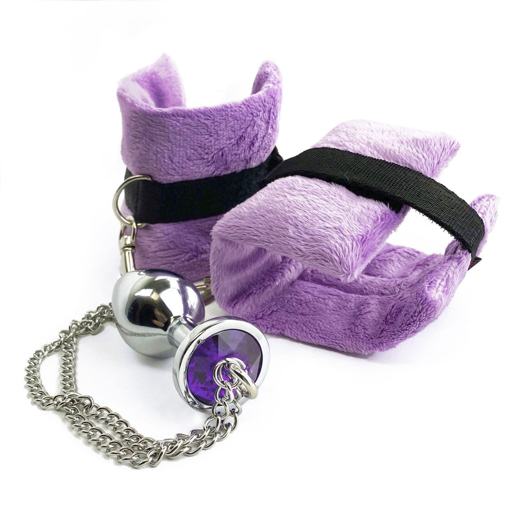 Наручники Art of Sex Handcuffs Metal Anal Plug