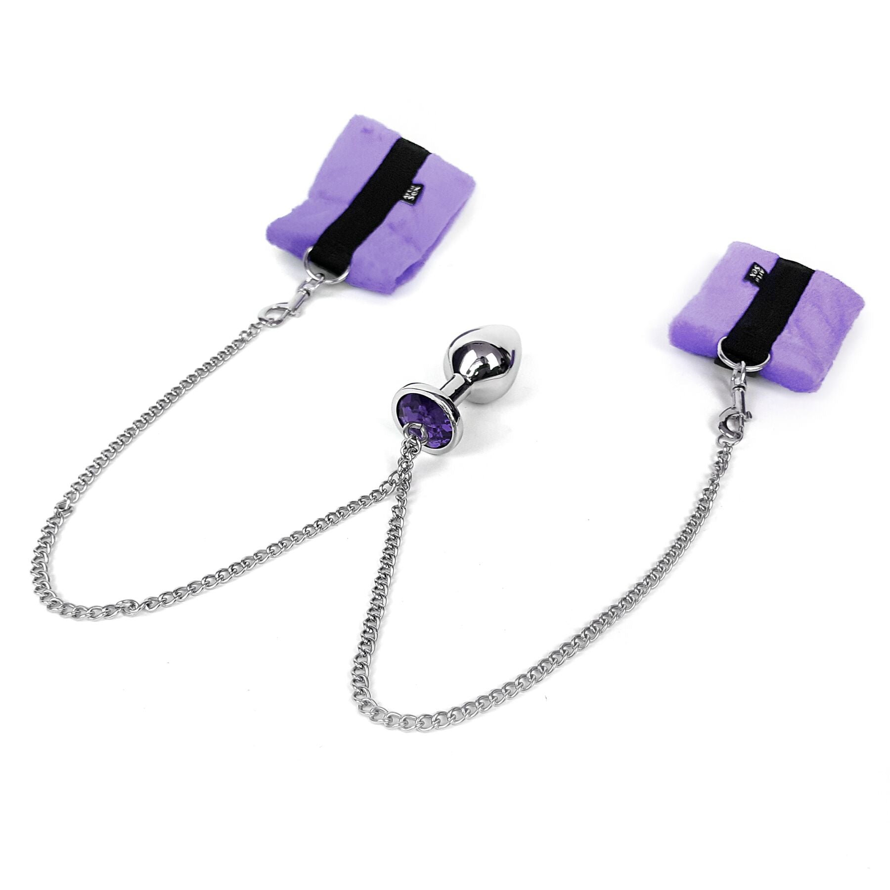 Наручники Art of Sex Handcuffs Metal Anal Plug