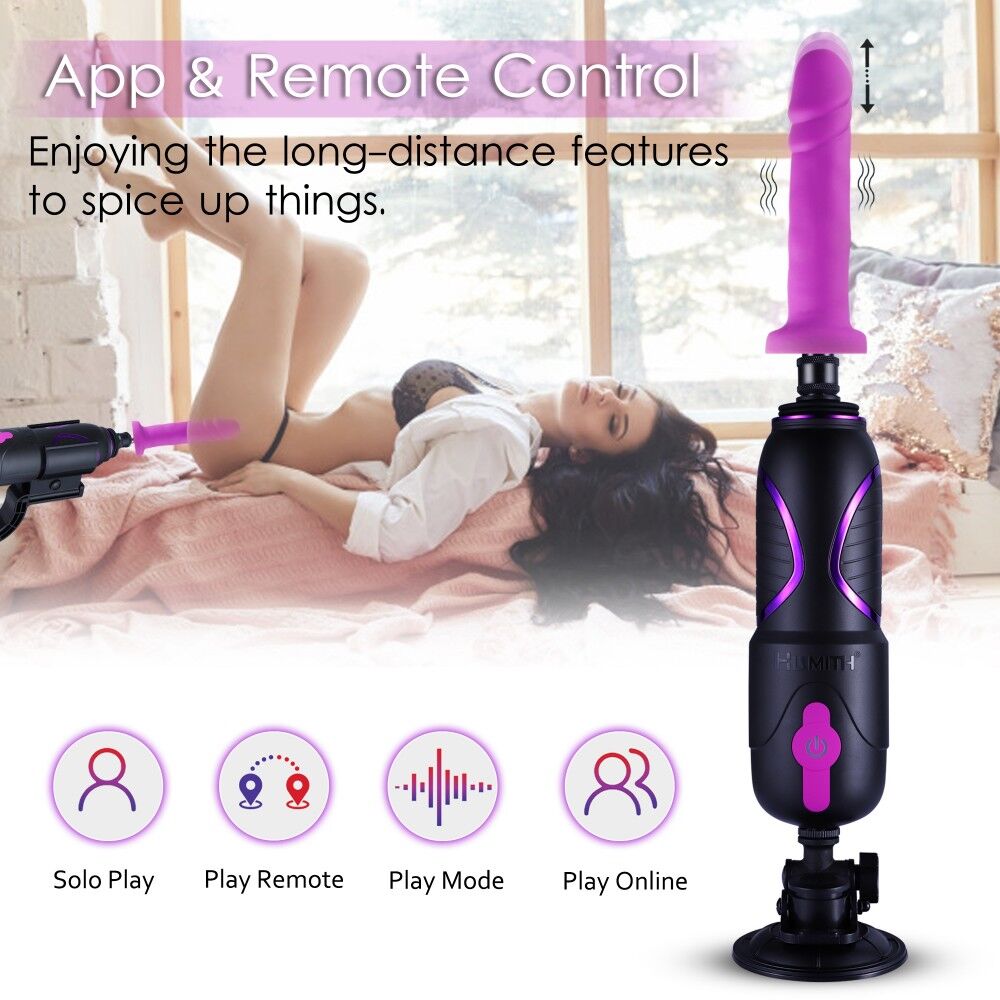 Високомобільна смарт секс-машина Hismith Pro Travel APP з фалоімітатором
