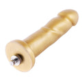 Золотий фалоімітатор Hismith 6.8″ Golden Silicone Dildo