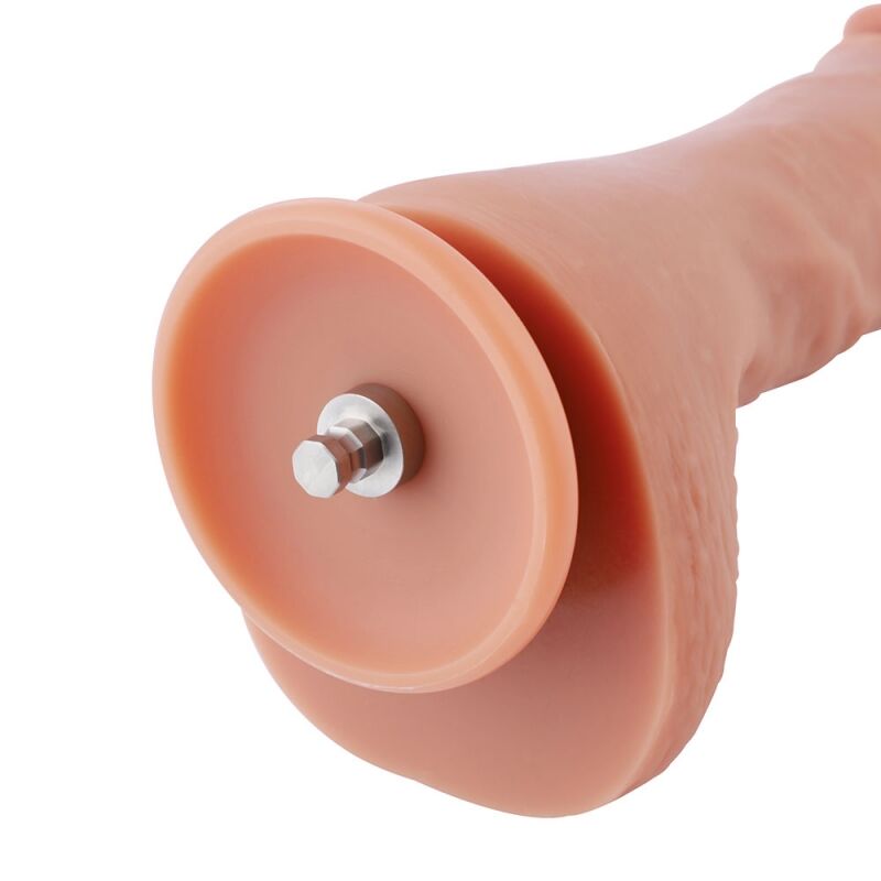 Ультрареалістичний фалоімітатор для секс-машин Hismith 8.3″ 2-layers Silicone Flesh Dildo