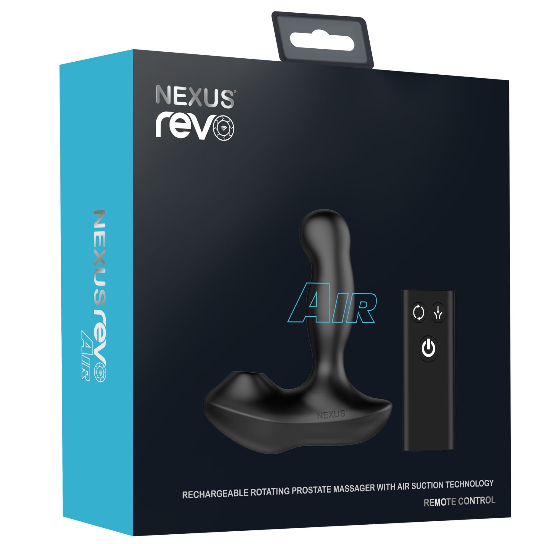 Масажер простати Nexus Revo Air з вакуумним стимулятором промежини та головкою