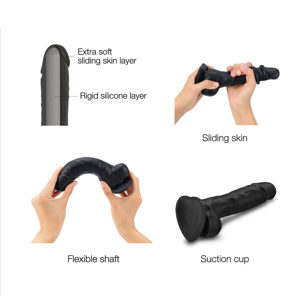 Реалістичний фалоімітатор Strap-On-Me Sliding Skin Realistic Dildo