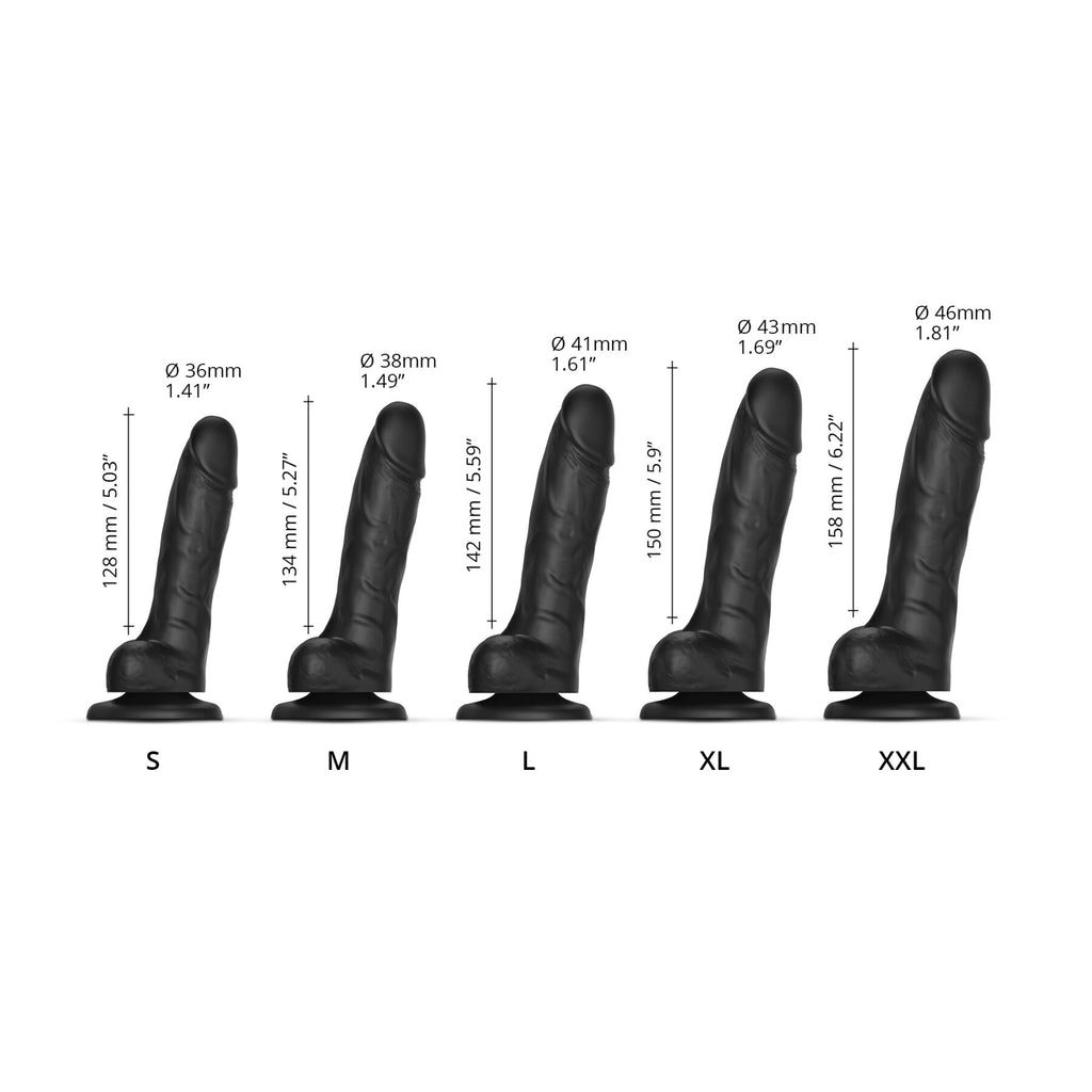 Реалістичний фалоімітатор Strap-On-Me Sliding Skin Realistic Dildo