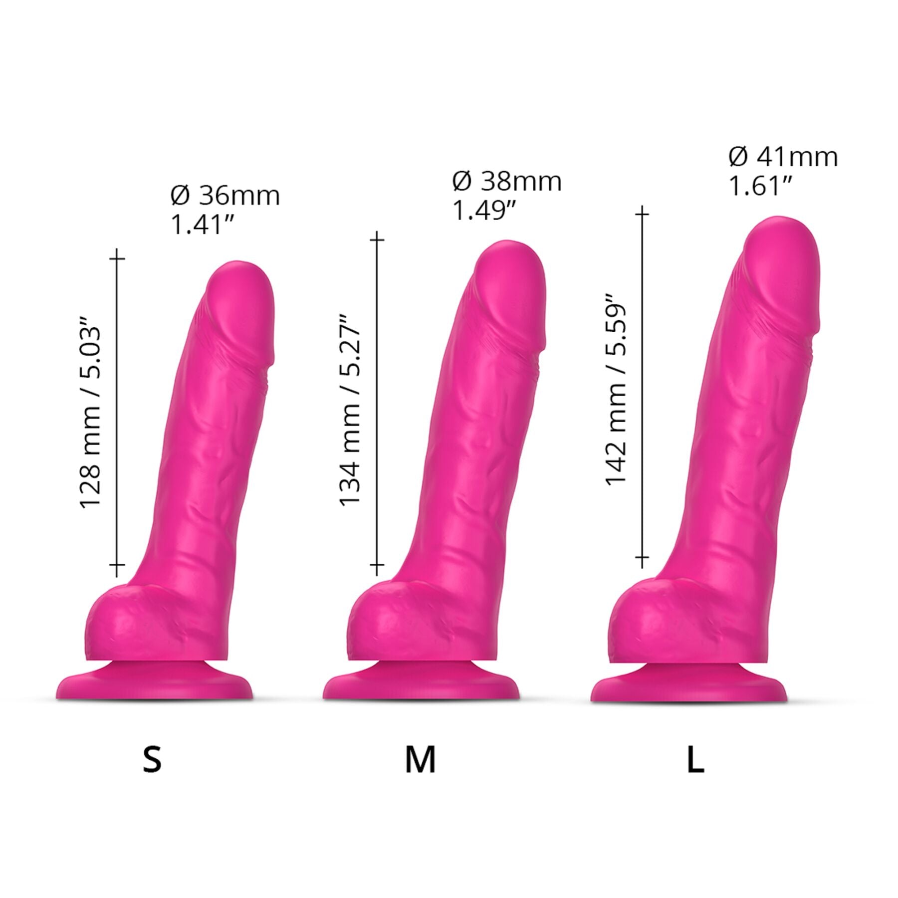 Реалістичний фалоімітатор Strap-On-Me Sliding Skin Realistic Dildo