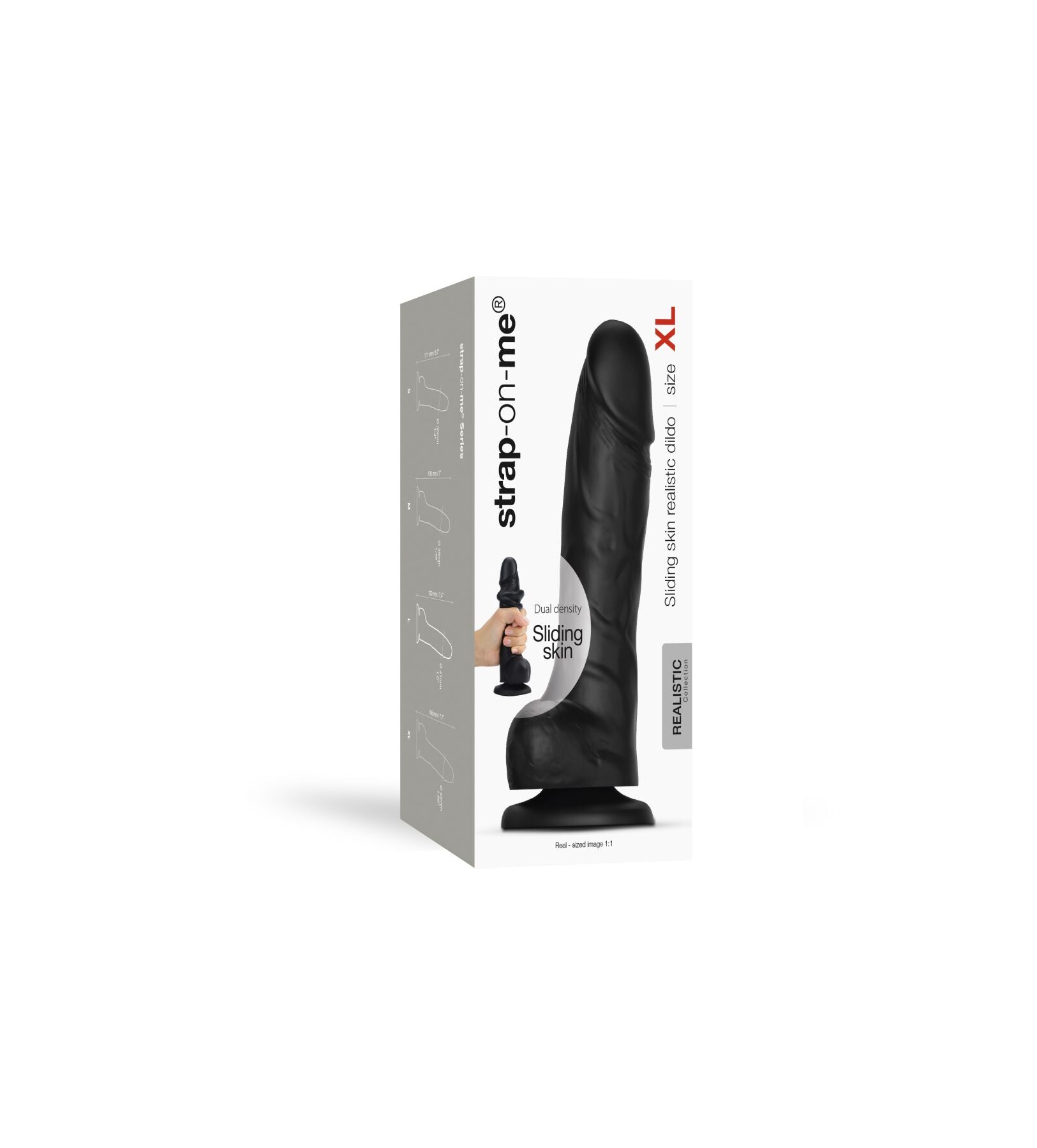 Реалістичний фалоімітатор Strap-On-Me Sliding Skin Realistic Dildo