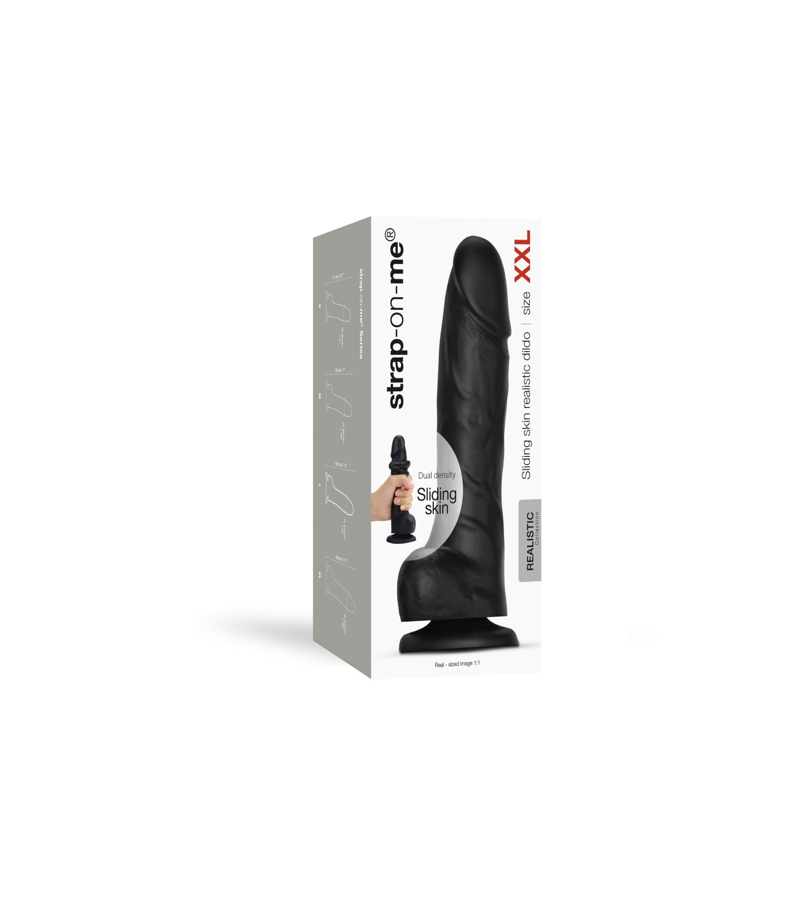 Реалістичний фалоімітатор Strap-On-Me Sliding Skin Realistic Dildo