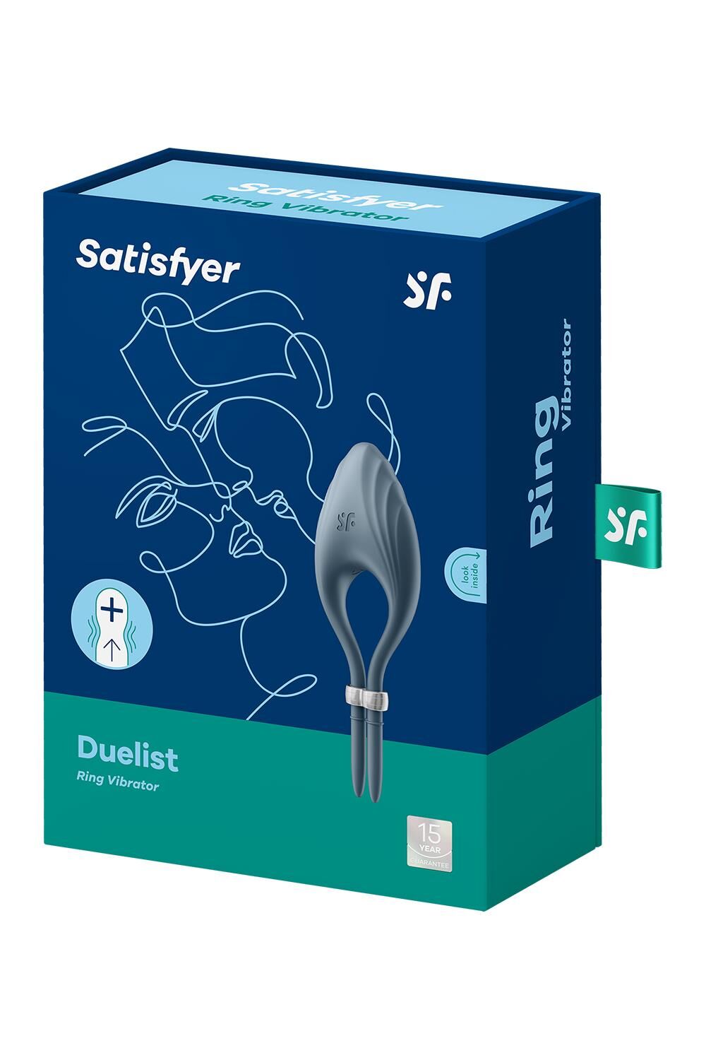 Ерекційне віброкільце-ласо Satisfyer Duelist