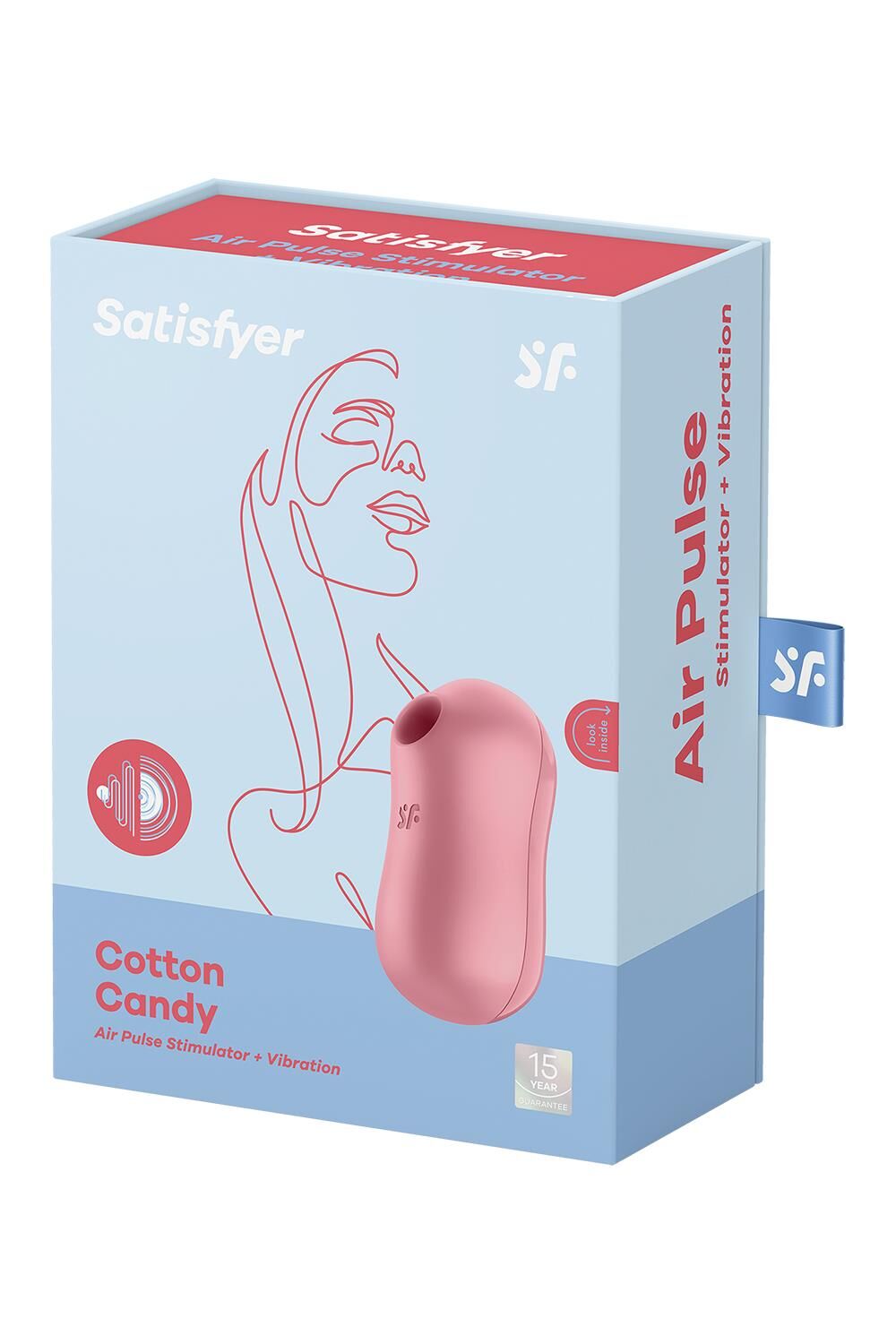 Вакуумний стимулятор із вібрацією Satisfyer Cotton Candy