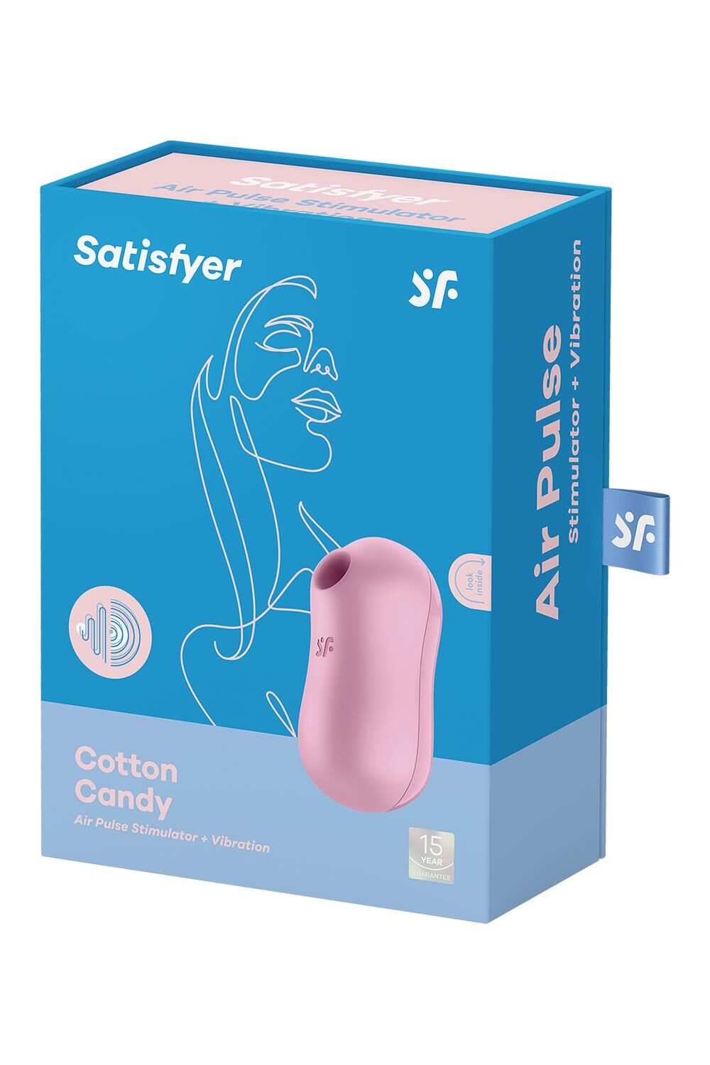 Вакуумний стимулятор із вібрацією Satisfyer Cotton Candy