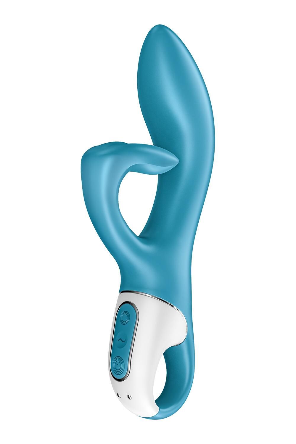 Вібратор-кролик із потрійним відростком Satisfyer Embrace me