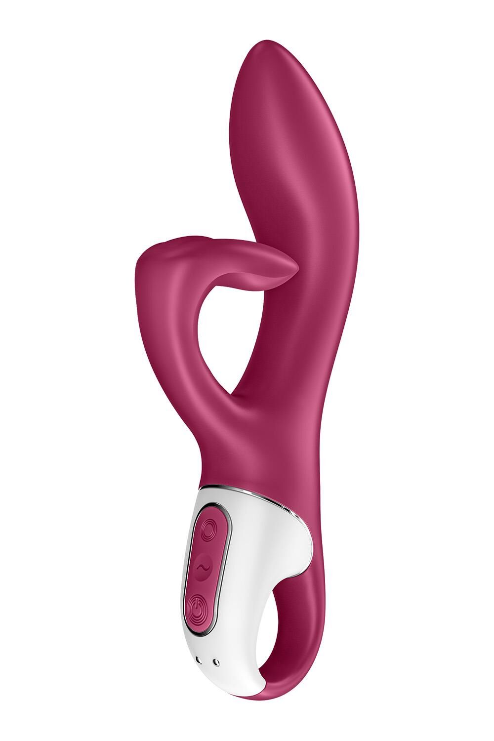 Вібратор-кролик із потрійним відростком Satisfyer Embrace me