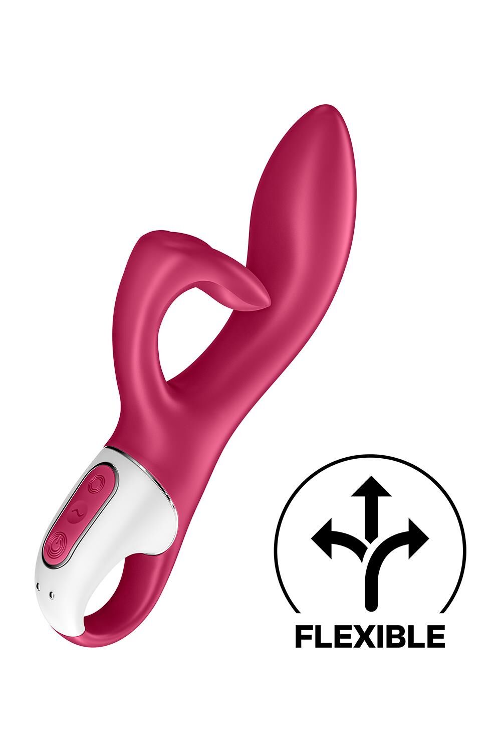 Вібратор-кролик із потрійним відростком Satisfyer Embrace me