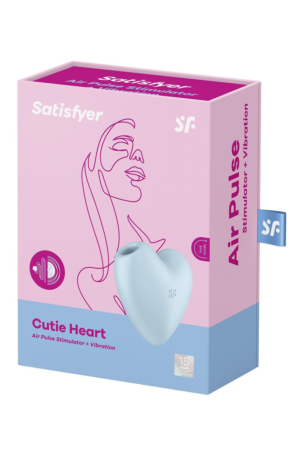 Вакуумний стимулятор-серце з вібрацією Satisfyer Cutie Heart