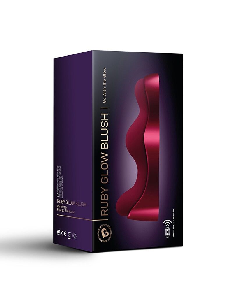 Універсальний sit-on-top вібратор Rocks Off Ruby Glow Blush