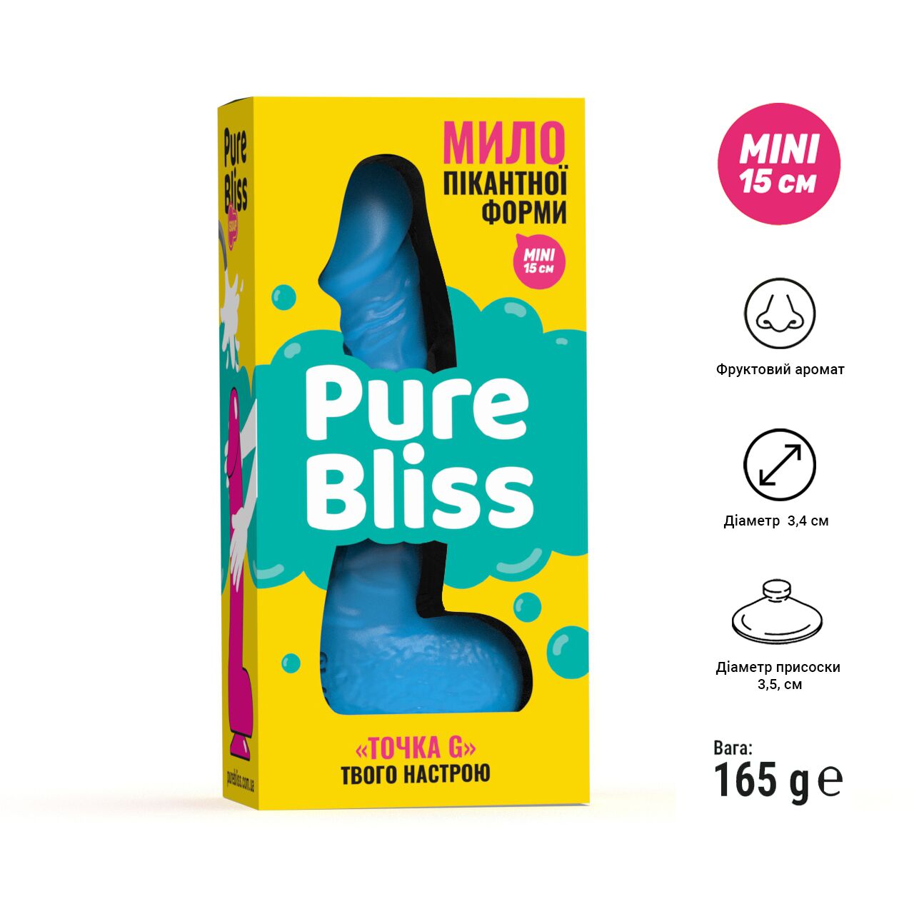 Мило у формі пеніса Pure Bliss