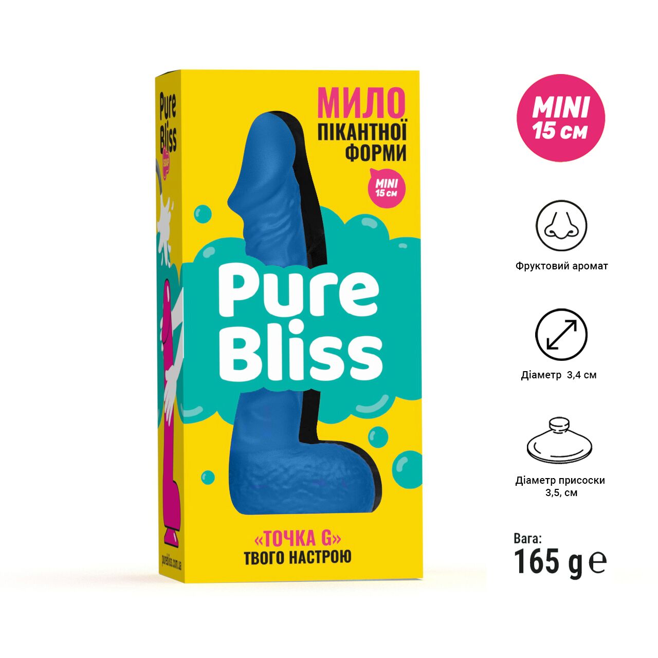 Мило у формі пеніса Pure Bliss
