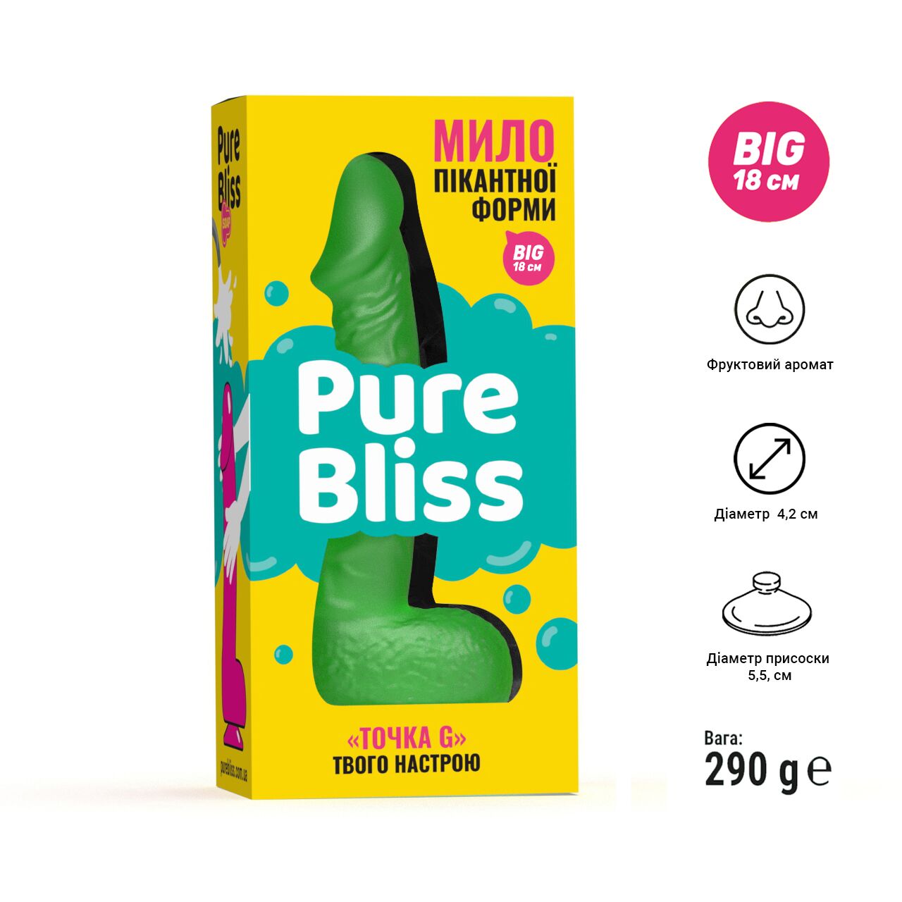 Мило у формі пеніса Pure Bliss
