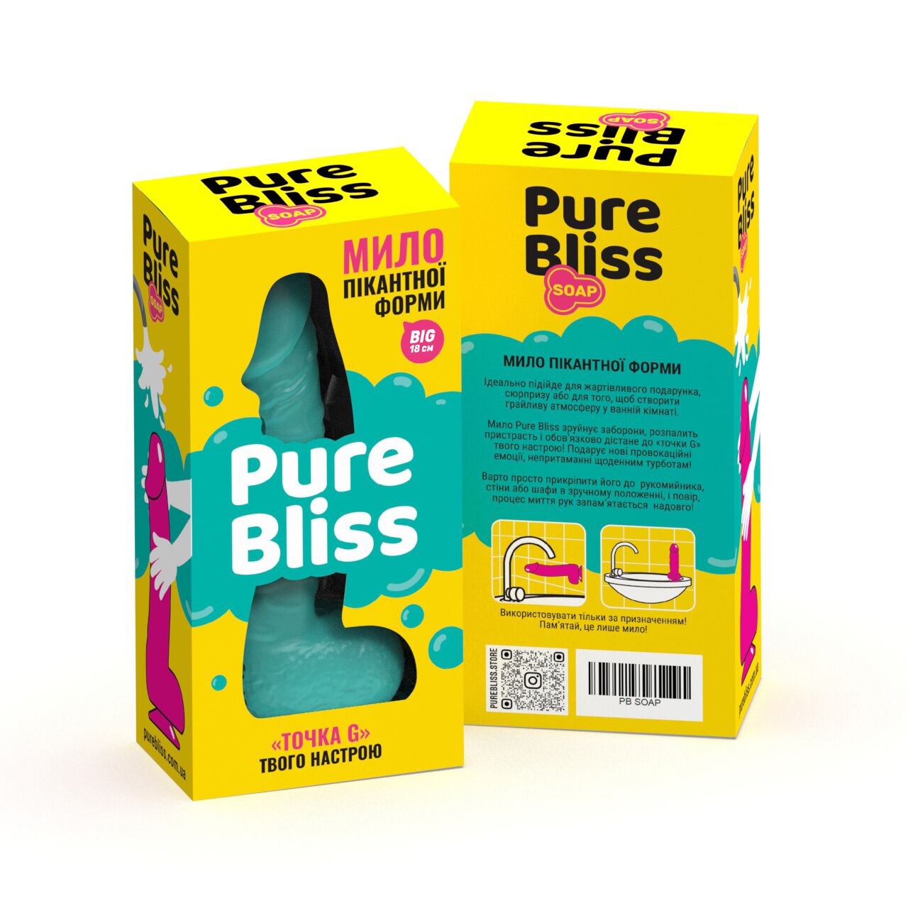 Мило у формі пеніса Pure Bliss