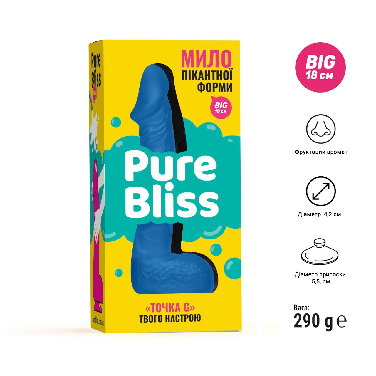 Мило у формі пеніса Pure Bliss