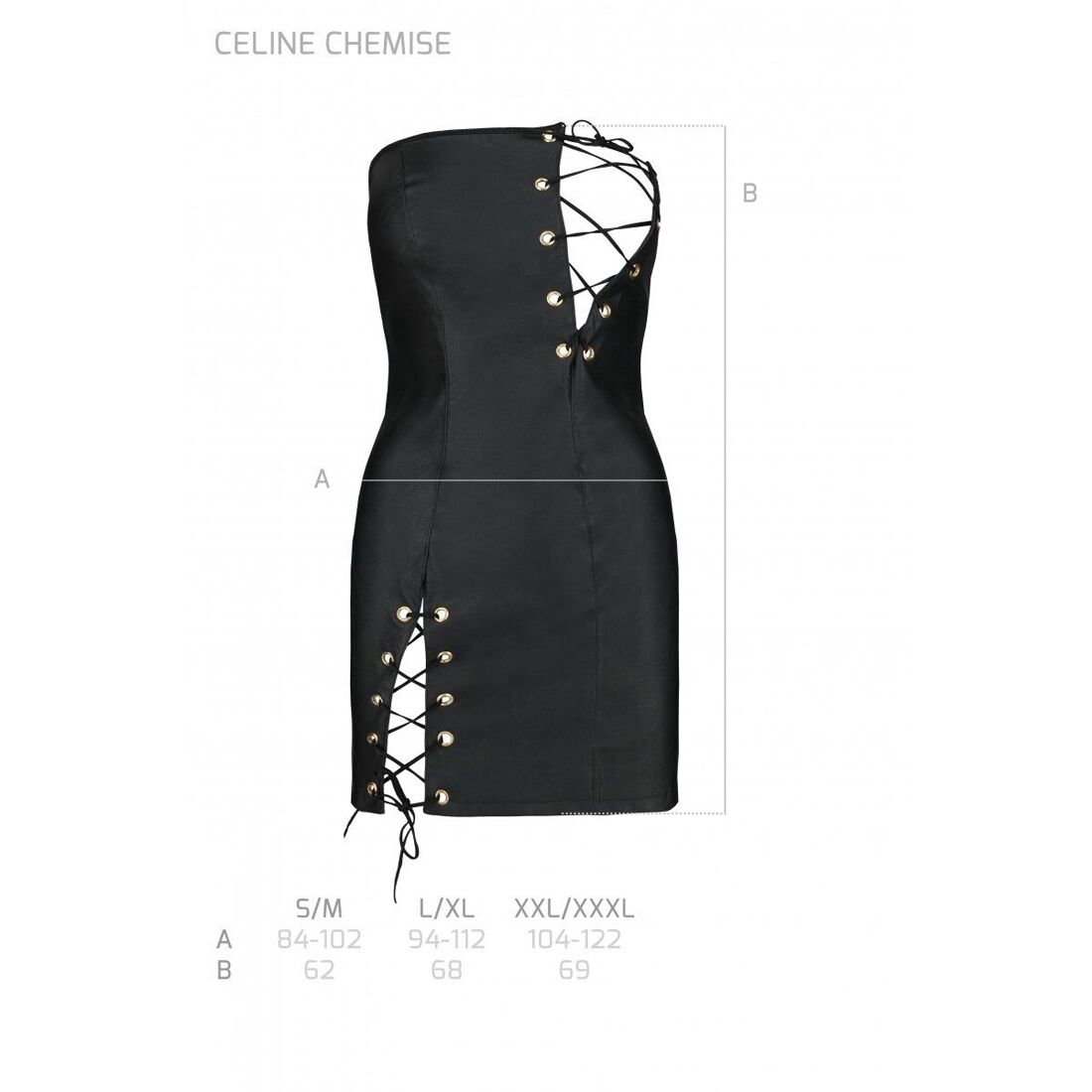 Мінісукня з екошкіри Passion CELINE