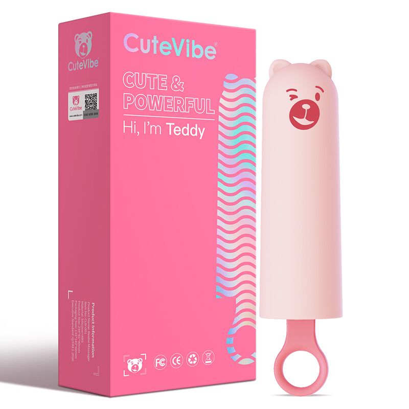 Вібратор CuteVibe Teddy Dildo