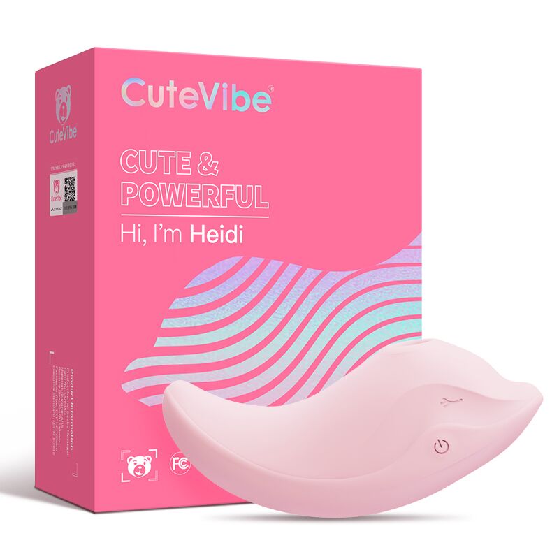 Вібратор та вакуумний стимулятор CuteVibe Heidi