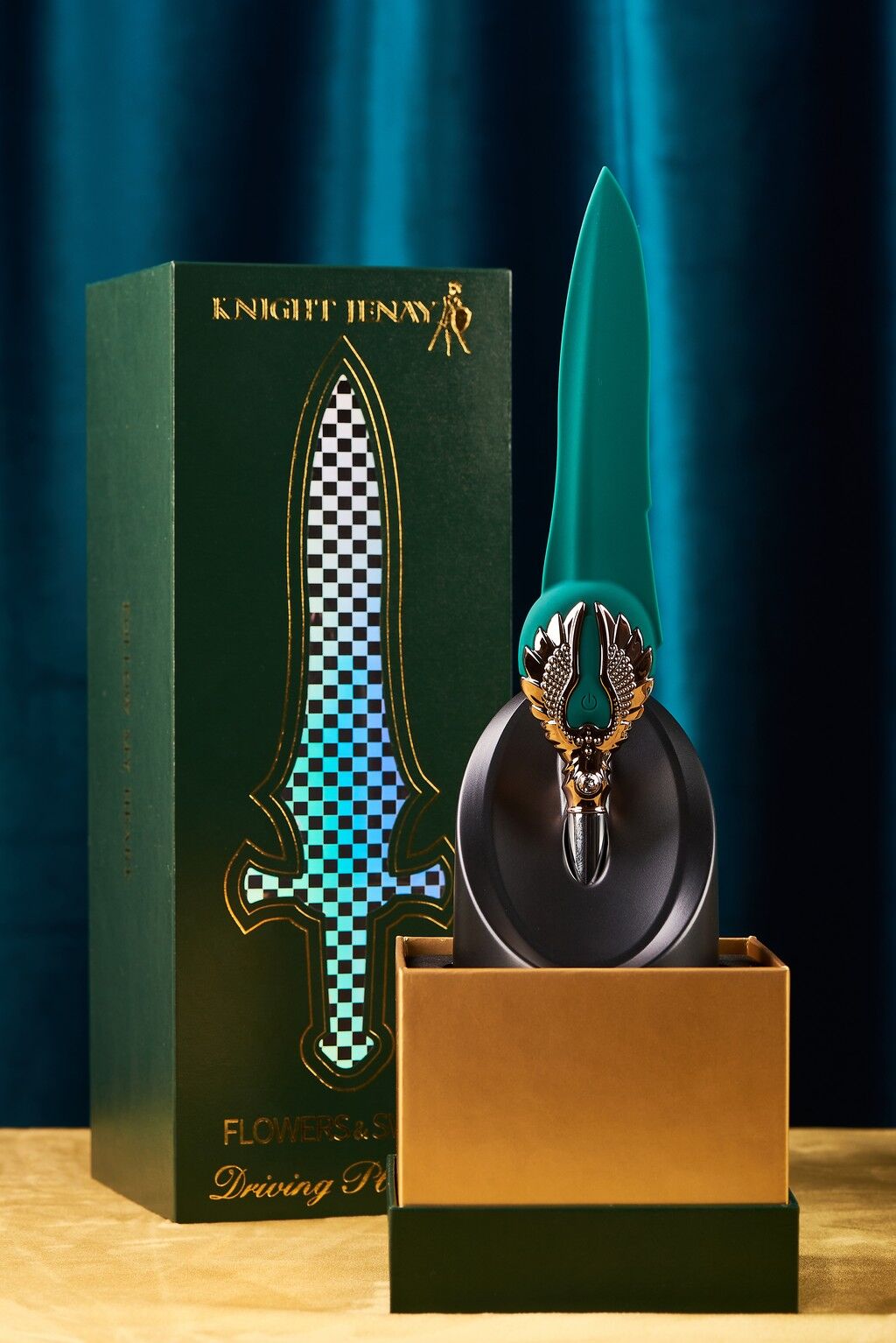 Вишуканий вібратор Knight Jenay FLOWERS & SWORD