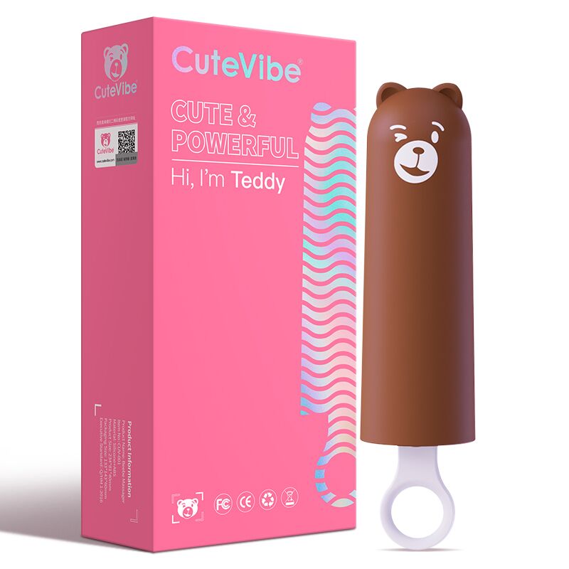 Вібратор CuteVibe Teddy Dildo