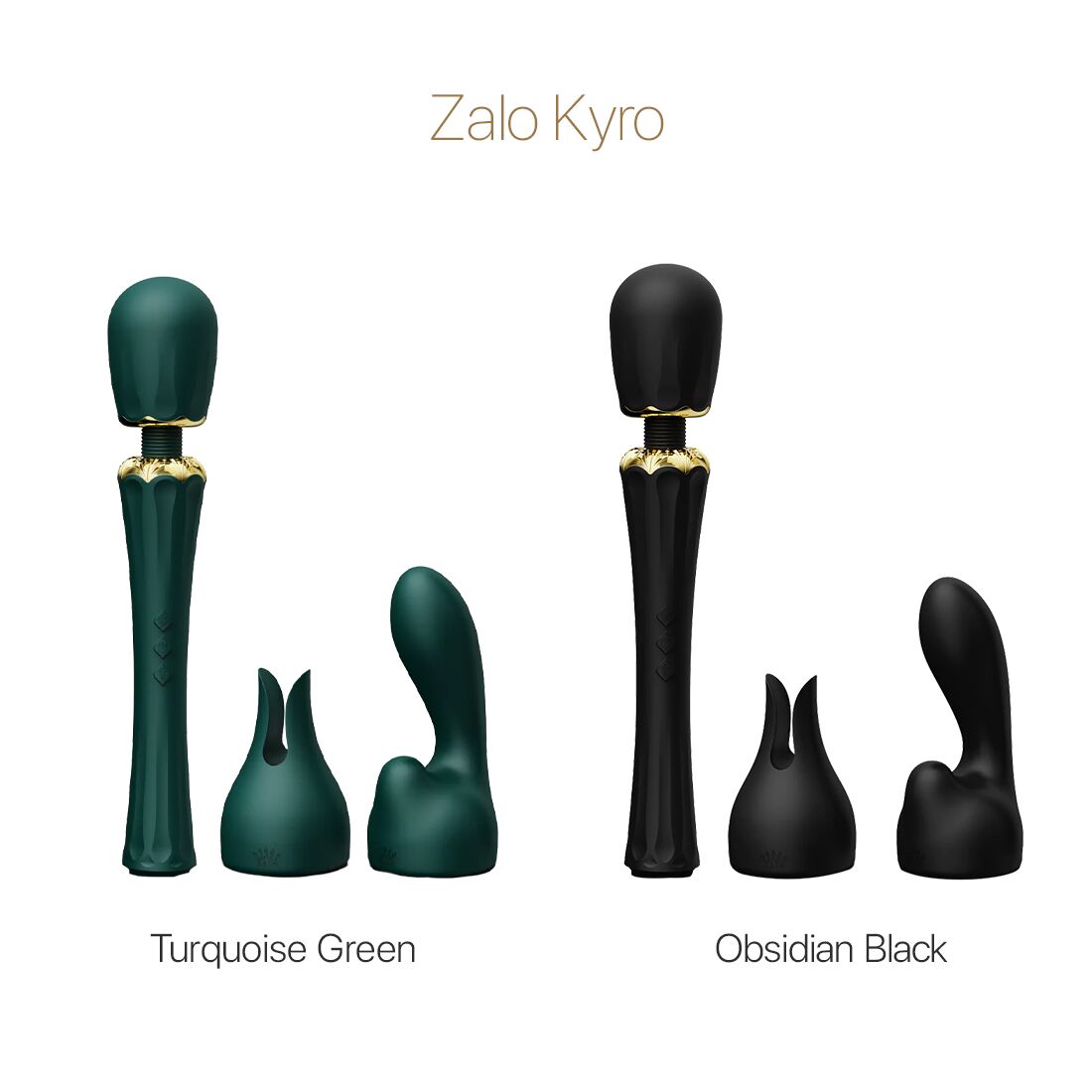 Вібромасажер з насадками Zalo Kyro Wand