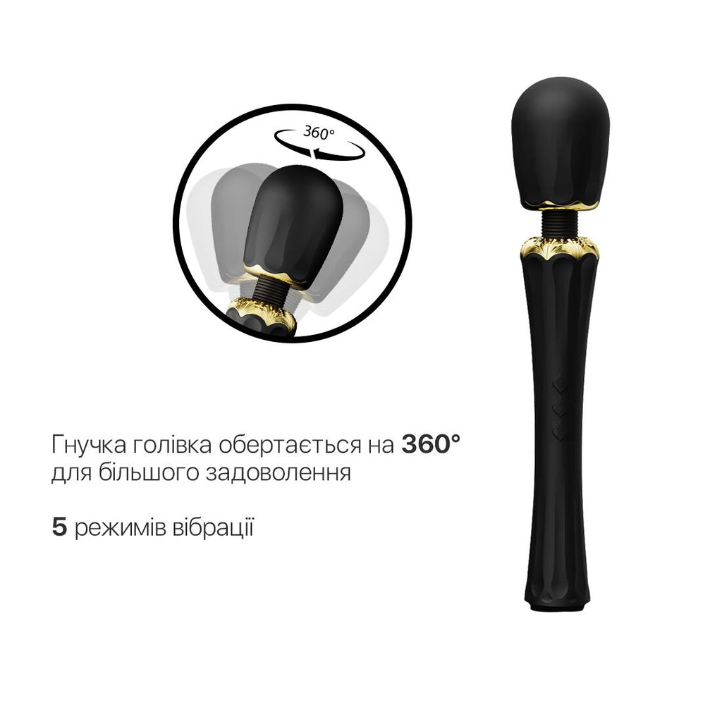 Вібромасажер з насадками Zalo Kyro Wand