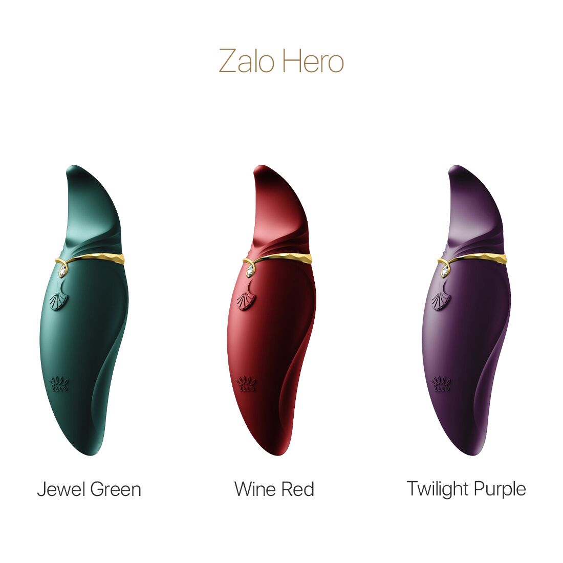 Вібратор 2в1 з язичком Zalo Hero