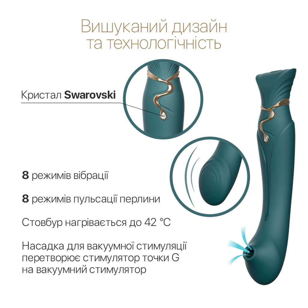 Смартвібратор 3в1 Zalo Queen Set