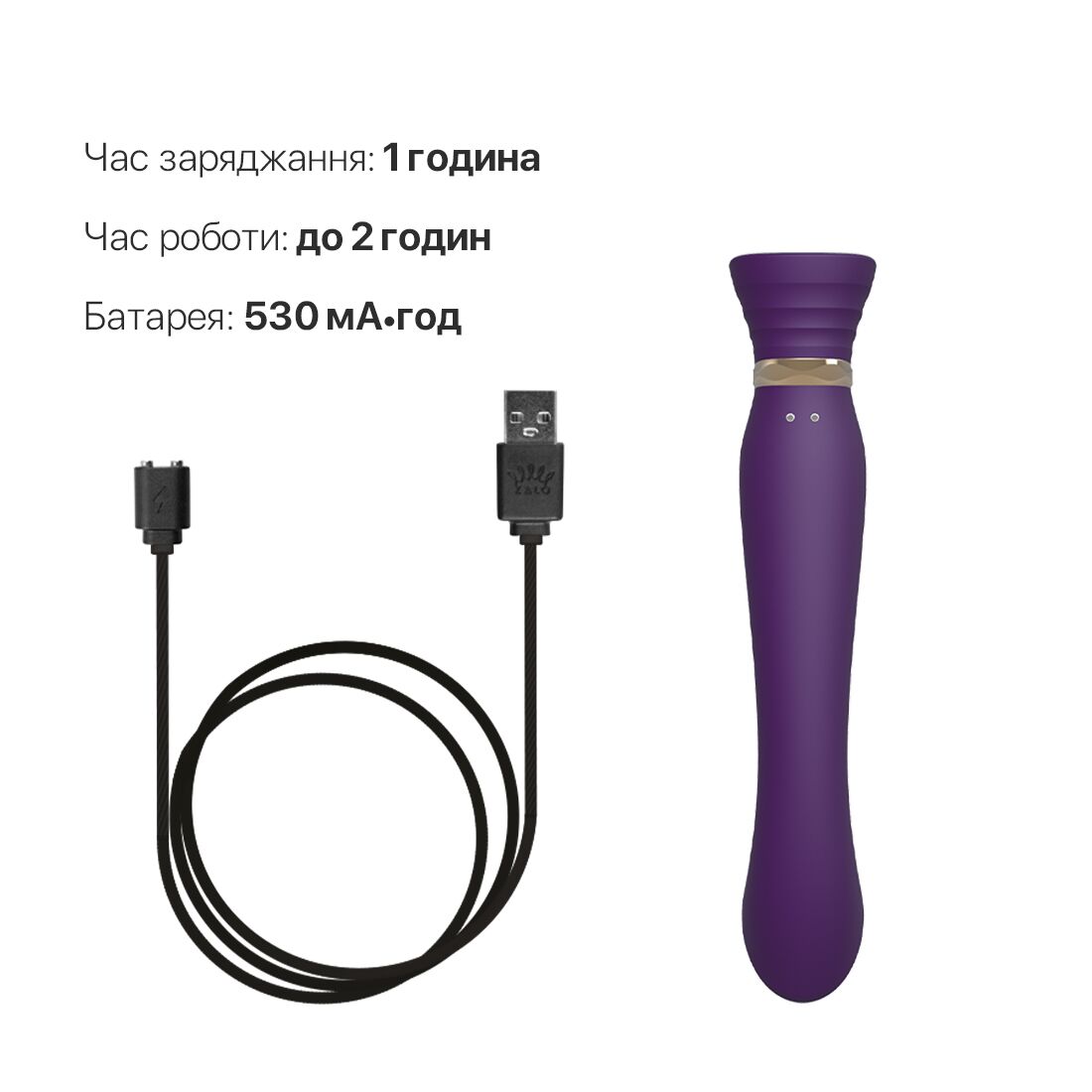 Смартвібратор 3в1 Zalo Queen Set