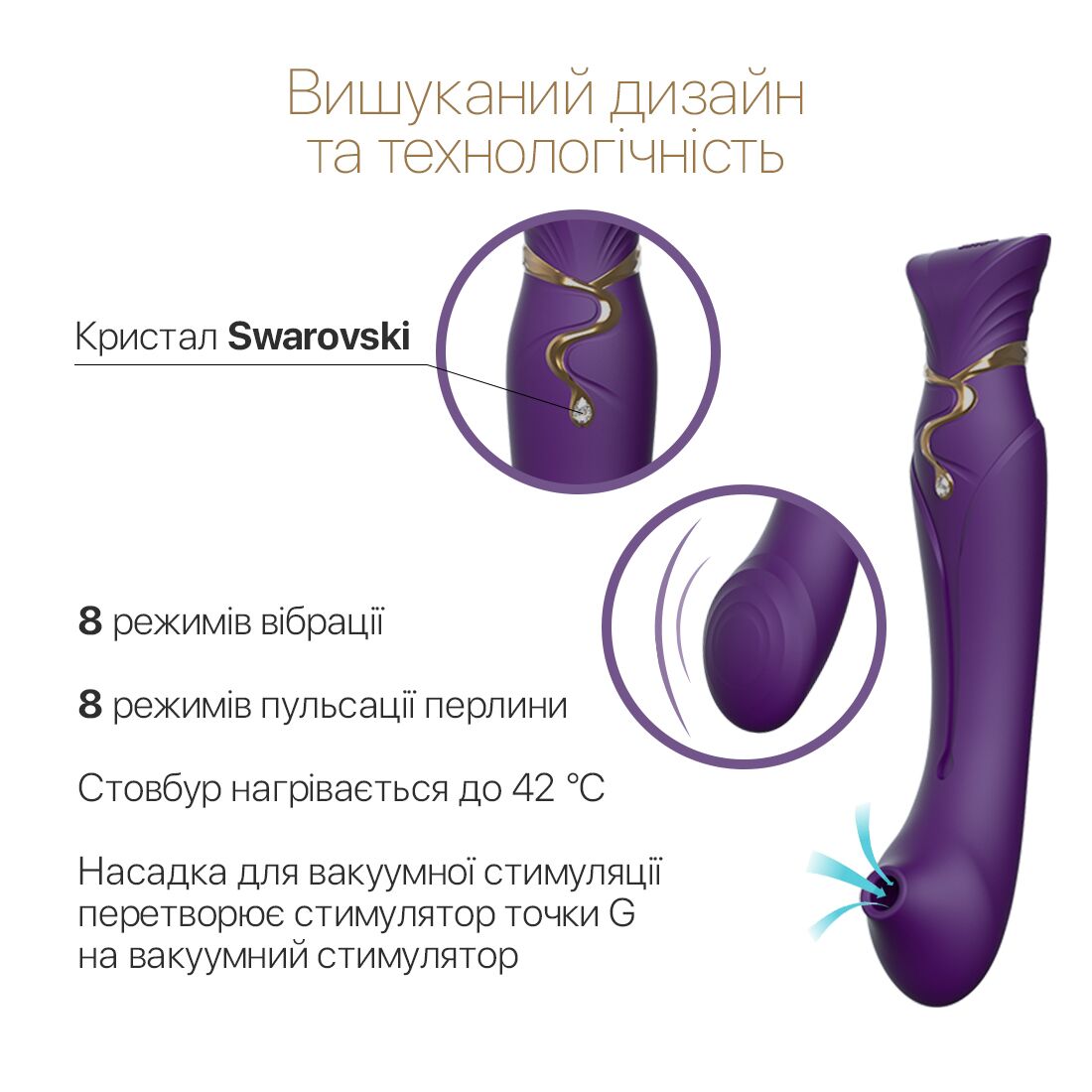 Смартвібратор 3в1 Zalo Queen Set