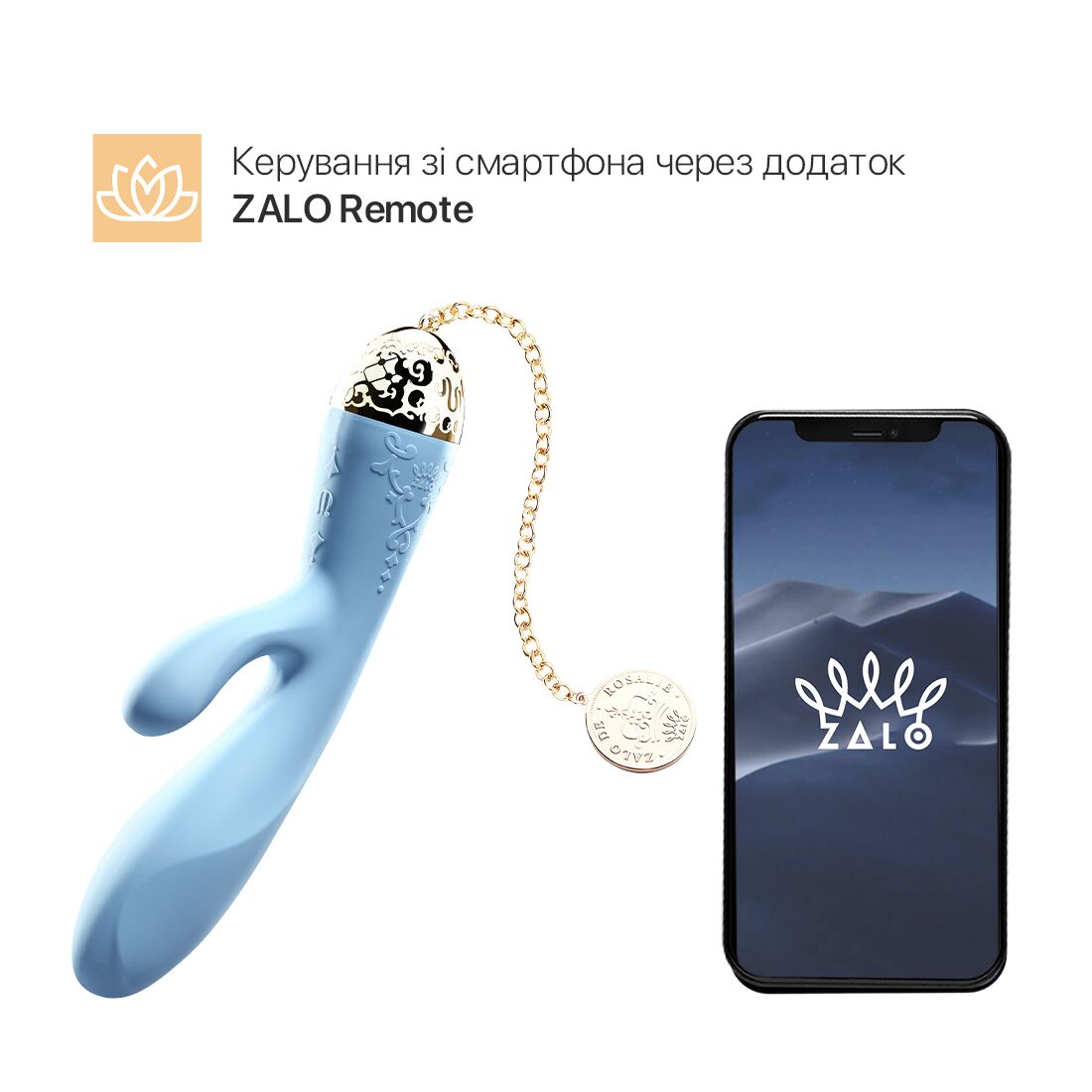 Смартвібратор-кролик Zalo Rosalie