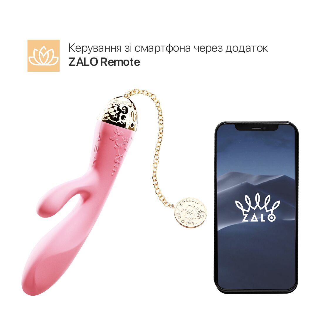 Смартвібратор-кролик Zalo Rosalie