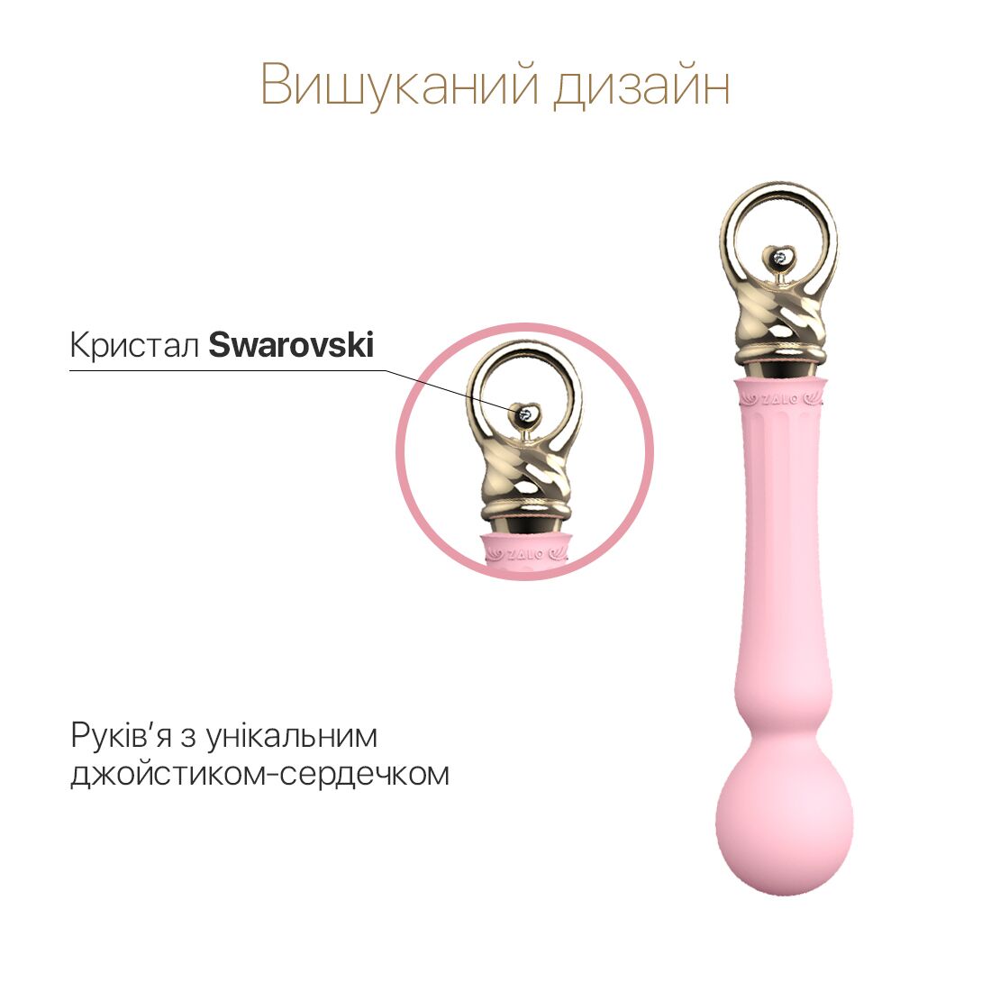 Вібромасажер із підігрівом Zalo Sweet Magic