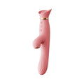 Вібратор з підігрівом та вакуумною стимуляцією клітора Zalo ROSE Vibrator Strawberry