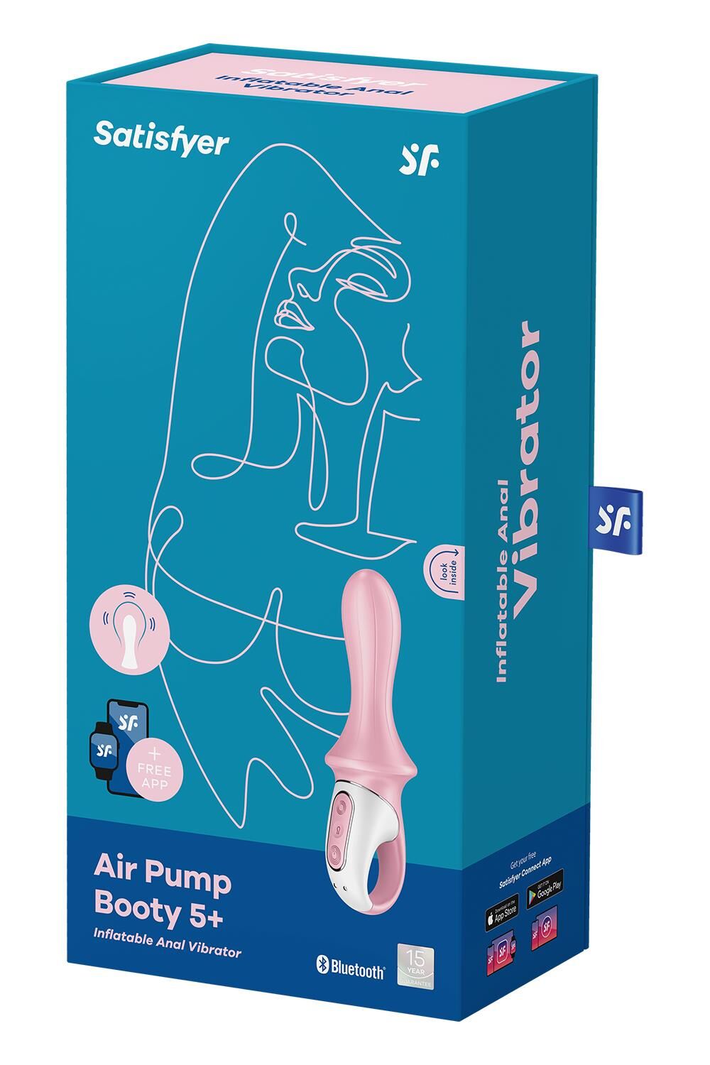 Анальний смарт-вібратор Satisfyer Air Pump Booty