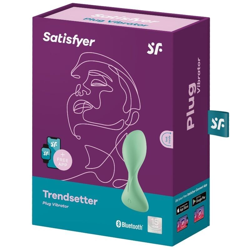 Анальна смарт-пробка з вібрацією Satisfyer Trendsetter
