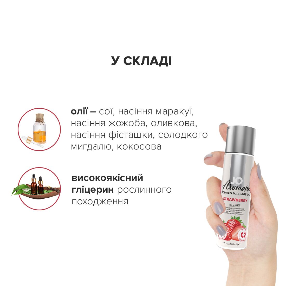Масажна олія JO Aromatix Massage Oil